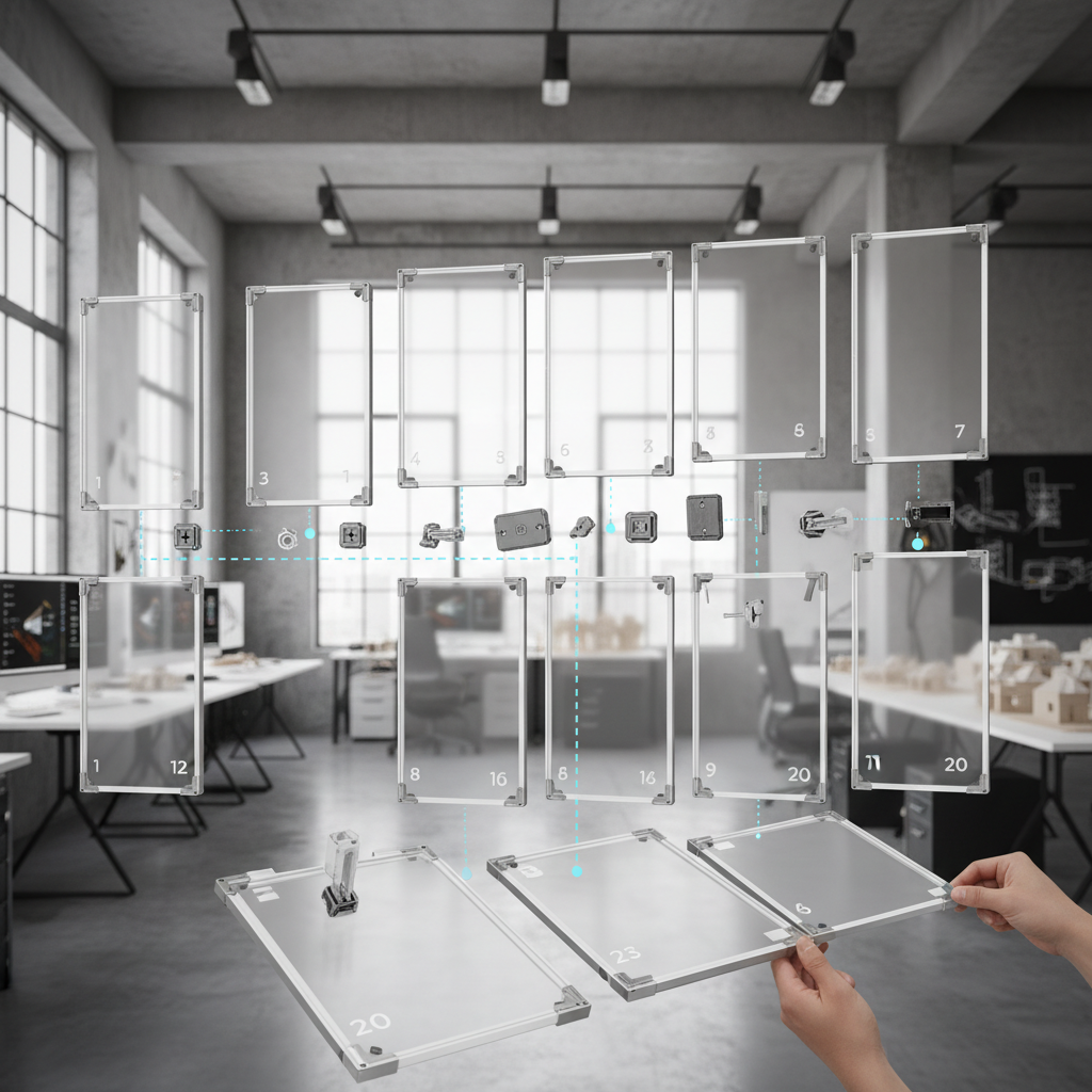 Full kit exploded view with 20 panels